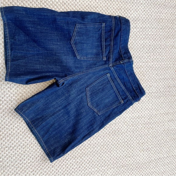 J.Crew Women’s Pleated Classic Blue Denim Women's Shorts - 9” ineam - Picture 9 of 9